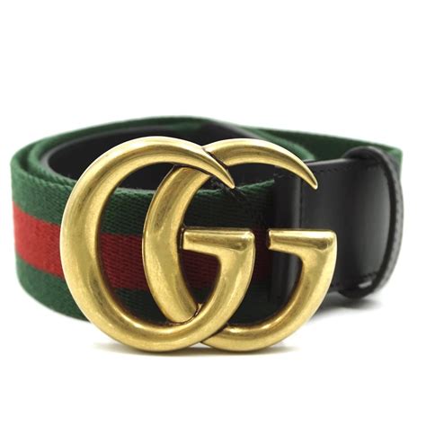 cheap authentic gucci belt green red|gucci reversible belt women.